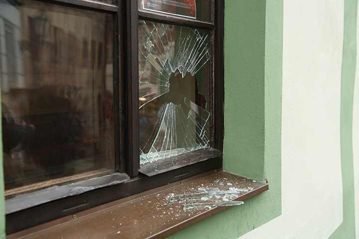 A2B Glass are able to board up broken windows while they are being repaired in Farnborough.
